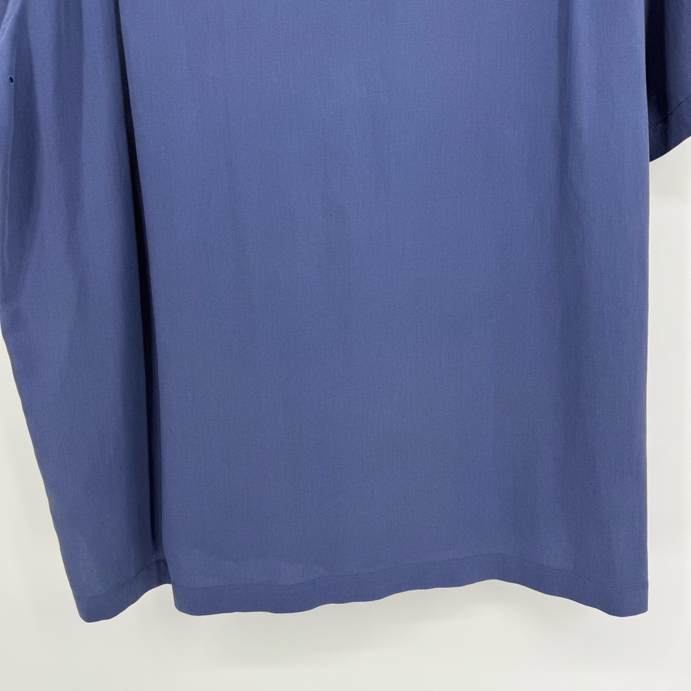 Nat Nast Luxury Originals Silk Blend Camp Shirt Retro Vertical Stripe Lounge XL - Picture 7 of 11